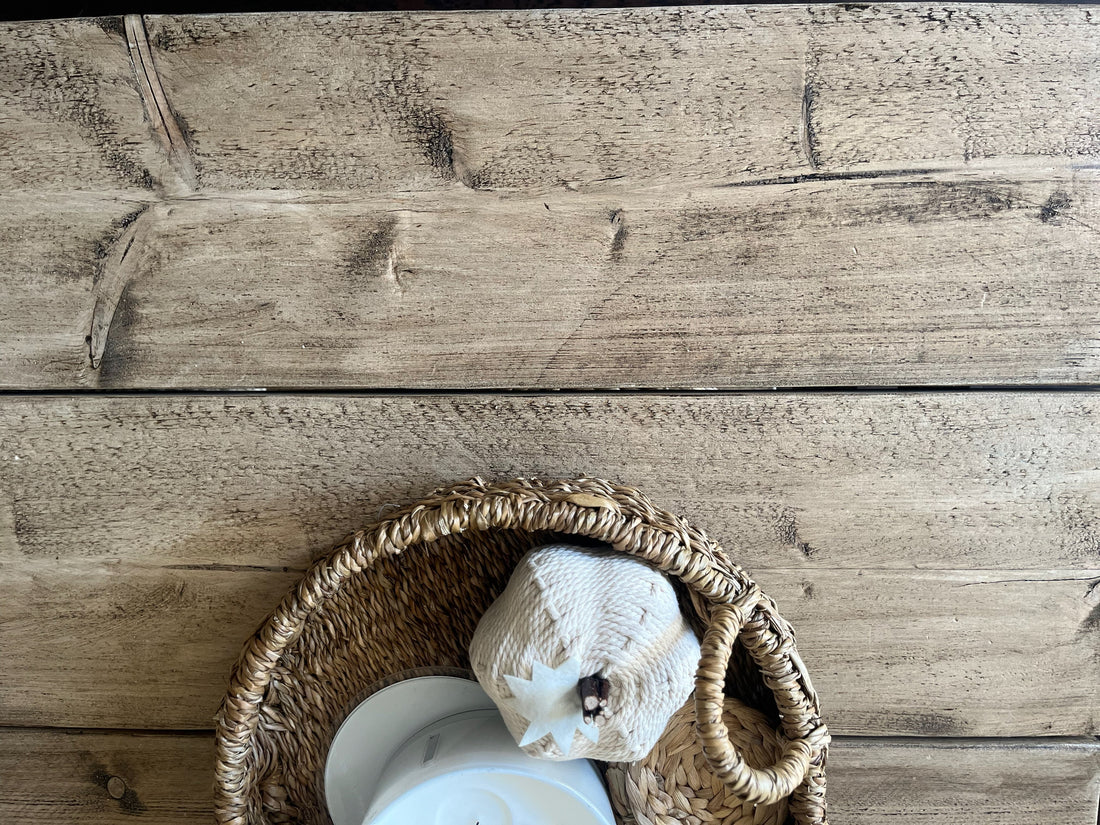 Wooden coffee table